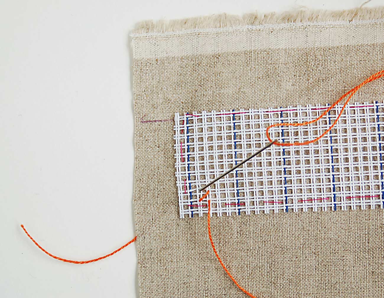 Customizing With Oliver + S: Cross-Stitching With Waste Canvas, Blog